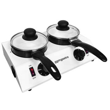 GGM Gastro | Chocoladesmelter - 2x 1,25kg - 80W | SSGK1+1 |, Verzenden, Nieuw in verpakking, Overige typen