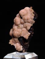 rhodochrosiet Kristallen op matrix - Hoogte: 4 cm - Breedte:, Verzamelen, Mineralen en Fossielen