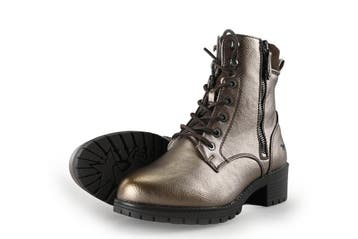 Mustang Snowboots in maat 37 Goud, Kleding | Dames, Overige kleuren, Verzenden, Snowboots, Zo goed als nieuw