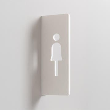 Oacklux Toiletbord Restro Wit - Vrouw, Nieuw in verpakking