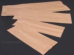Papieren zakken bruin kraft 9 + (2x3) x 20 cm 75 gram, Ophalen of Verzenden, Nieuw