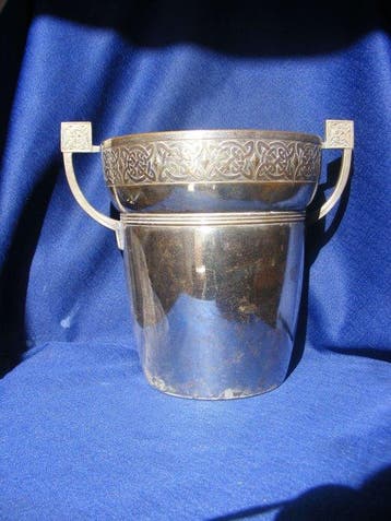 Jugendstil WMF Sekt - Wijnkoeler - verzilverd, productie