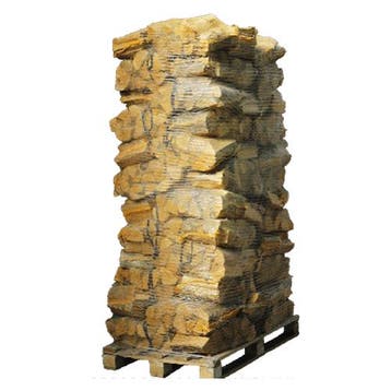 88 zakken ovengedroogd gekloofd elzen haardhout à 22L 25cm, Minder dan 3 m³, Ophalen of Verzenden, Overige houtsoorten, Blokken