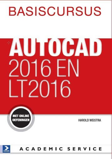 Handboek   Basiscursus AutoCAD 2016 en LT 2016 9789462451339, Zo goed als nieuw