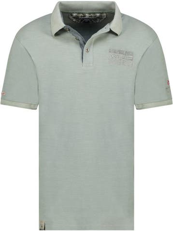 Geographical Norway Expedition Polo Katoen Kslub Olive, Verzenden, Nieuw, Groen