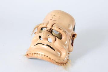 Mask - Decoratief masker van Omoikane-no-Mikoto door Tanabe