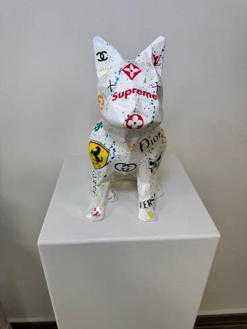 Pali - Sculpture Bouledogue Pop Art de Luxe - Picsou