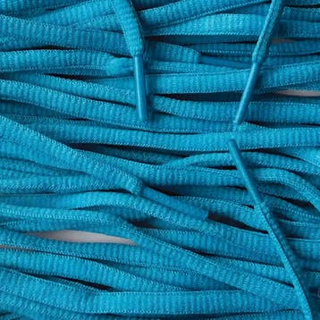 Ovale veters - Teal • 120  cm x 6 mm, Ophalen of Verzenden, Nieuw