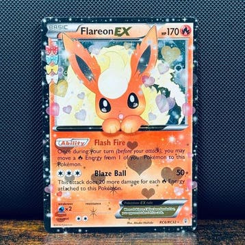 Pokémon Card - Flareon EX RC28 – Pokémon, Hobby en Vrije tijd, Nieuw