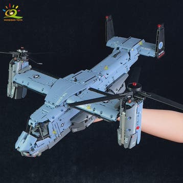 Bouwset V-22 Tiltrotor Vliegtuig & Helikopter - 1389 Stukjes, Verzenden, Nieuw