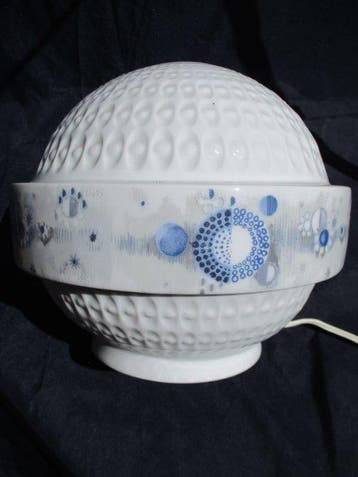 BERNARDAUD Limoges. - Lamp - Art Deco. Porselein, Boule, Antiek en Kunst
