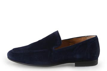 Manfield Loafers in maat 42 Blauw, Loafers, Manfield, Zo goed als nieuw, Verzenden