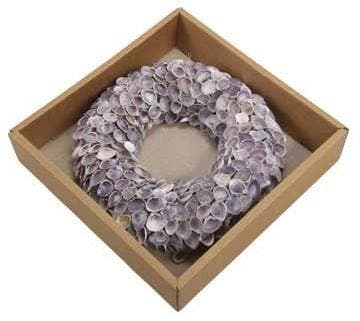 Schelpenkrans Blue Chippy 30 cm, Hobby en Vrije tijd, Knutselen, Nieuw, Ophalen of Verzenden