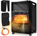 Gaskachel - Gasverwarming - 4200W - incl. Gasdrukregelaar en, Verzenden, Zo goed als nieuw