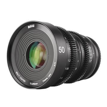 Meike MK 50mm T2.2 Cine Fuji X, Ophalen of Verzenden, Nieuw, Standaardlens