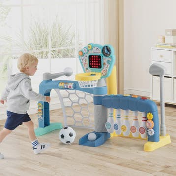 5-in-1 Peuter Sport Speelgoed: Basketbal, Voetbal, Golf, Bow, Sport en Fitness, Verzenden, Nieuw