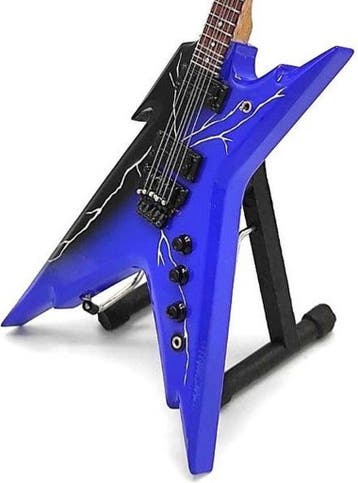 Miniatuur replica Dean From Hell gitaar - D. Darrel Pantera, Nieuw, Pop, Beeldje of Miniatuur