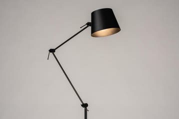 Rietveld Vloerlampen - Zwart - Metaal, Verzenden, Nieuw