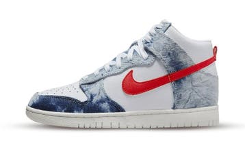 Nike Dunk High Washed Denim Pack (W), Nieuw