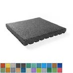 Rubber tegel met EPDM toplaag in diverse RAL kleuren - 90 mm, Tuin en Terras, Verzenden, Nieuw