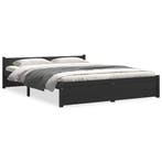 Ledikant massief hout 135x190 | retourdeal 63% korting, Verstelbaar, Zwart, Modern, Hout