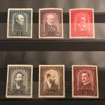 Oostenrijk 1932 - Maler - MNH - Michel 545/550, Gestempeld