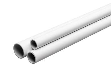 Steigerbuis Wit Ø 26,9 mm - op maat gezaagd, Verzenden, Nieuw