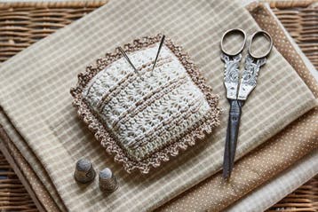 Haakpatroon Antiek Speldenkussen - vintage stijl met picot, Ophalen of Verzenden, Nieuw