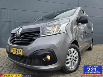 Renault Trafic 1.6 dCi L2H1 DC Airco 145 PK navi Marge eu 6, Gebruikt, Euro 6, Renault, Lease