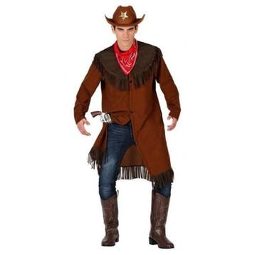 Cowboy jas en sjaal voor heren - Cowboy kleding, Ophalen of Verzenden, Nieuw