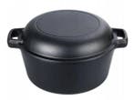 Veiling - Gietijzeren Pan met Deksel 26 cm – 4,5 L | Pan &, Nieuw