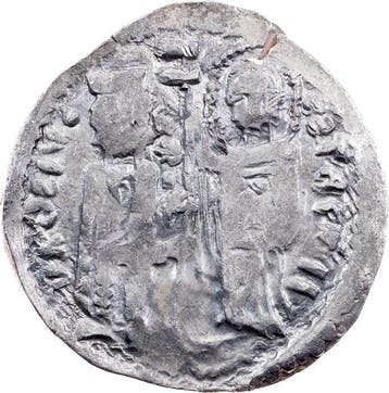 . Servië Stefan Uros II. Milutin. Dinar ND (1282-1321)
