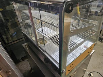 Online veiling warmhoudvitrine, Gebruikt, Fornuis, Frituur en Grillen