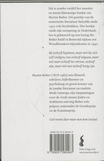 De weg van de mens 9789021580463 Martin Buber, Verzenden, Gelezen, Martin Buber