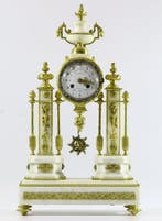 Portico klok - - Verguld brons - 1850-1900 - Louis XVI