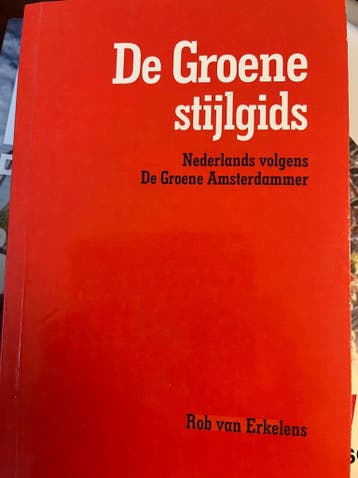 De Groene stijlgids - R. van Erkelens 9789079539017, Verzenden, Gelezen, R. van Erkelens