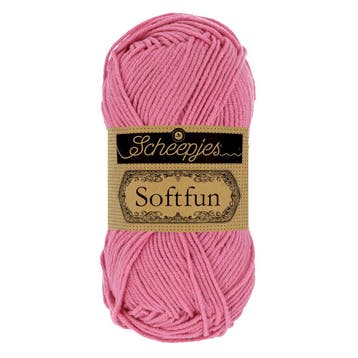 Scheepjes Softfun - 2480 Pink - Haakgaren / Breigaren, Ophalen of Verzenden, Nieuw, Breien of Haken, Wol of Garen