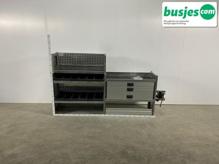 Aluca bedrijfswageninrichting 2200x420x1200mm (2797), Auto diversen, Overige Auto diversen, Ophalen of Verzenden