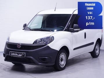 Fiat Doblò L1H1 | Financial Lease voor 159 p/mnd, Stof, Gebruikt, Euro 6, Overige carrosserieën