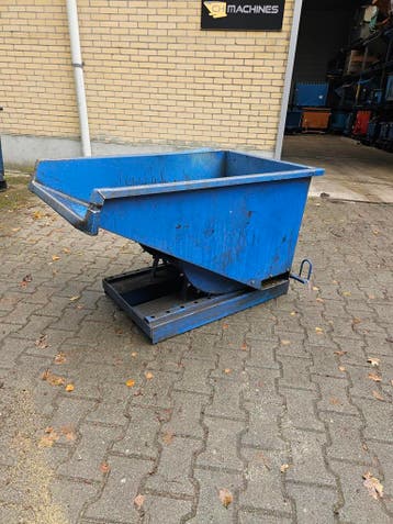 Kiepbak kantelbak spanenbak heftruck 300 liter, Zakelijke goederen, Voorzetapparatuur