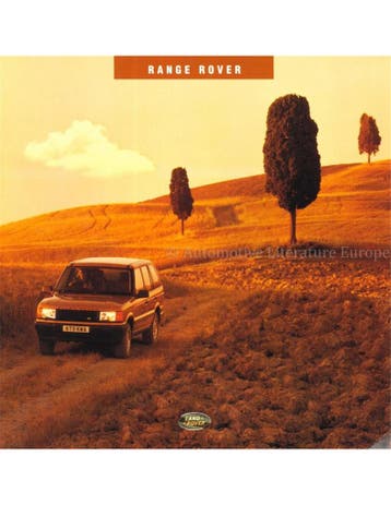 1994 RANGE ROVER BROCHURE ENGELS, Boeken, Nieuw, Author
