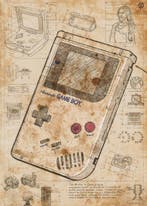 Kleury.art - Da Vincis Lost Projects: Nintendo GameBoy by, Nieuw