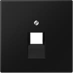 Jung LS990 afdekplaat 1xRJ45/RJ11 grafietzwart mat, Nieuw, Stopcontact