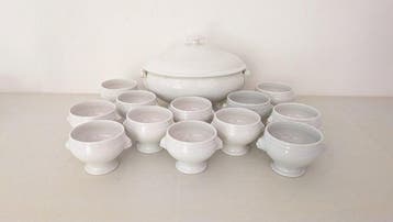 Richard Ginori - Eetservies voor 12 (13) - Porselein -