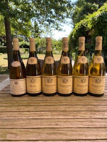 2002 x 4 Jadot Marsannay blanc, 2à&à Rully blanc & 2008, Nieuw