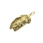 Gouden hanger van Jezus met een doornenkroon, Ophalen of Verzenden, Gebruikt, Goud, Overige merken
