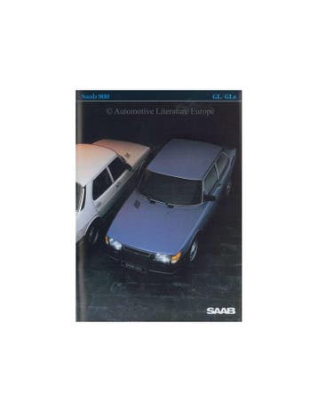 1984 SAAB 900 GL | GLS BROCHURE NEDERLANDS, Boeken, Nieuw, Author