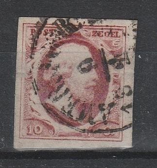 Postzegel Ned 1852 Nr.2 gebruikt zie omschrijving (1410), Verzenden, Gestempeld
