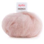 Katia Ingenua - 63 poederroze - Mohair Garen, Hobby en Vrije tijd, Breien en Haken, Ophalen of Verzenden, Nieuw