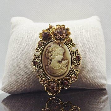Argento 925. - Broche - Cammeo Vintage